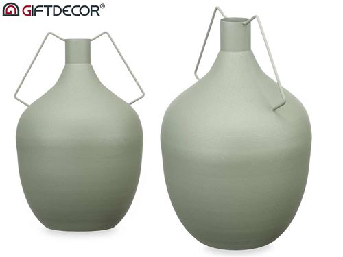 90921 JARRA AÇO VERDE CLARO 40CM