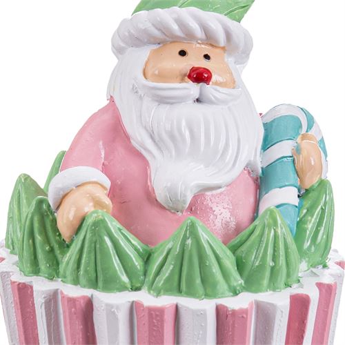 723664 PAI NATAL CUPCAKE RESINA 5,50 X 5,40 X 12 CM