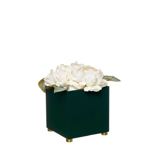 46140 THE BOX - SOFT GREEN PEÔNIAS BRANCAS PEQ