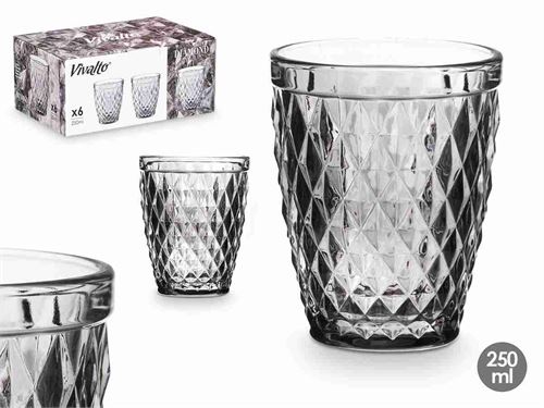 37965 COPO DIAMANTE CINZENTO 250ML