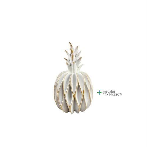 AR-76151 ABACAXI RESINA 14x14x22cm
