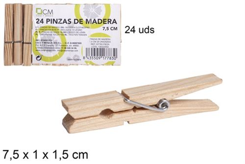 MOLA MADEIRA 7,5CM PK24