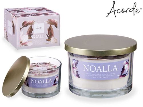 86467 VELA PERFUMADA LINHO BRANCO  -30H