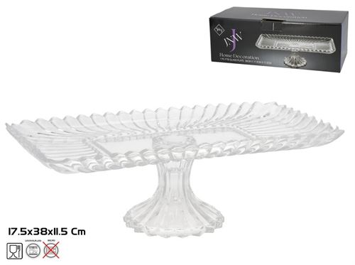 567747 TORTEIRA VIDRO COM PÉ