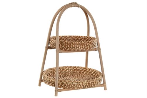 PC-218930 FRUTEIRA RATTAN METAL 25X25X38 NATURAL