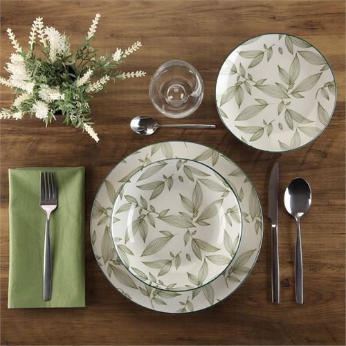 22120093 SERVIÇO CERAMICA 18 PÇS OLIVE