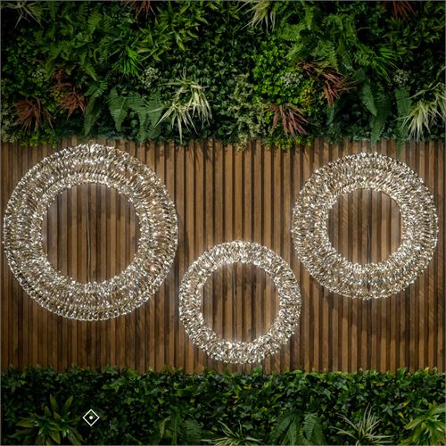 90517 COROA NATAL 70CM 960LEDS