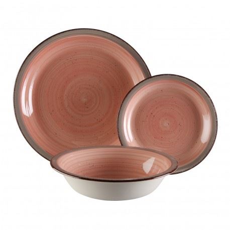 22450001 SERVIÇO GRES ROSA 18PÇS