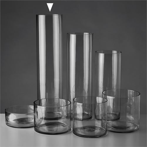 802587 VASO CILÍNDRICO VIDRO 15 X 15 X 60 CM