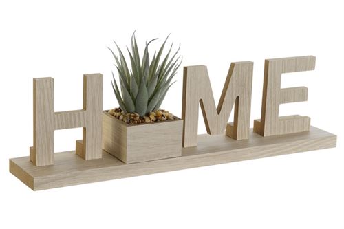 DH-209148 DECORAÇAO MDF 40X7X16CM HOME NATURAL