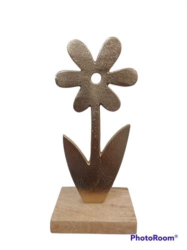 A98801040 FLOR ALUMINIO C/BASE