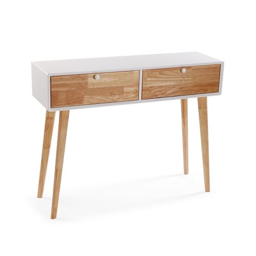 CONSOLA 2 GAVETAS LEBON MDF 100X30X78CM