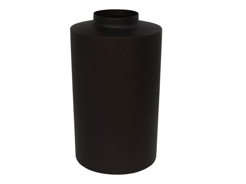 78264 POTE METAL PRETO 16X16X29CM