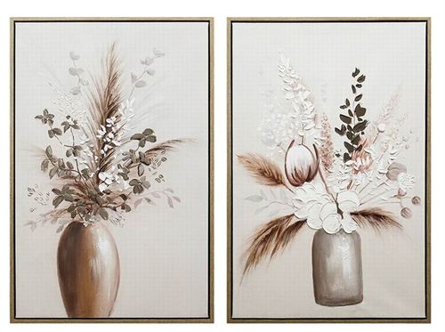 427140 QUADRO ABDEL 100% 2 SURT 60X90X3,8 CM