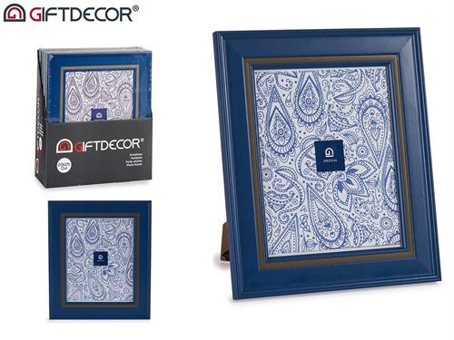 83624 MOLDURA 20X25 MDF AZUL ESCURA