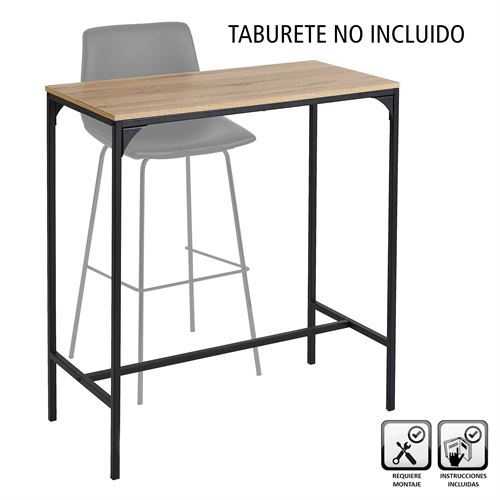 123804 MESA MDF/METAL 95X45X100CM