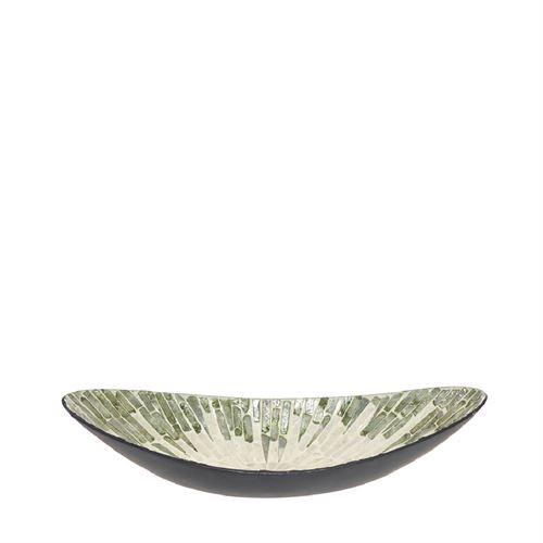 76175 BAMBU - TAÇA OVAL C 38,00 L 19,00 A 9,00