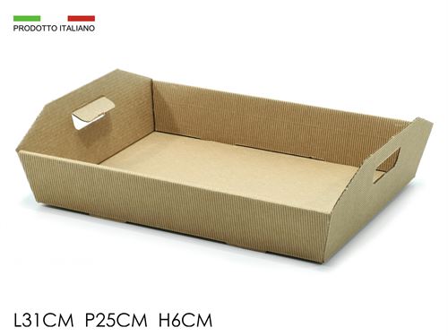 950161 CX CARTAO NATURAL KRAFT 31X25X6CM