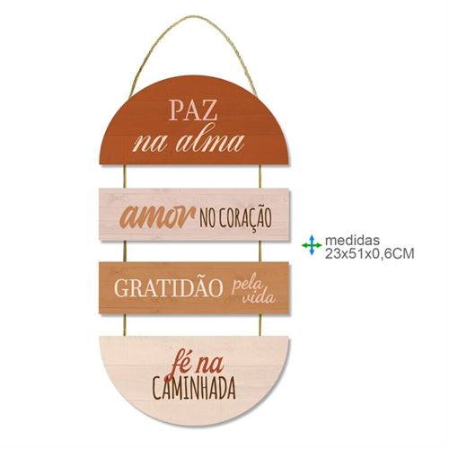 BD-78975 PLACA PAREDE MDF  23x51x0,6cm