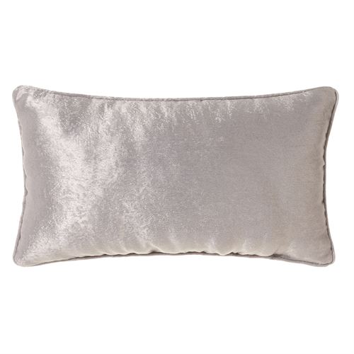 801495 ALMOFADA ACETINADA CINZA 50X30