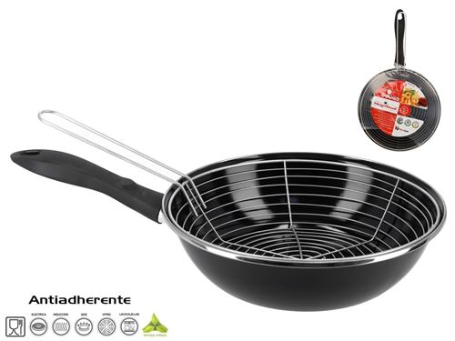 115056 FRITADEIRA C/REDE METAL 26CM