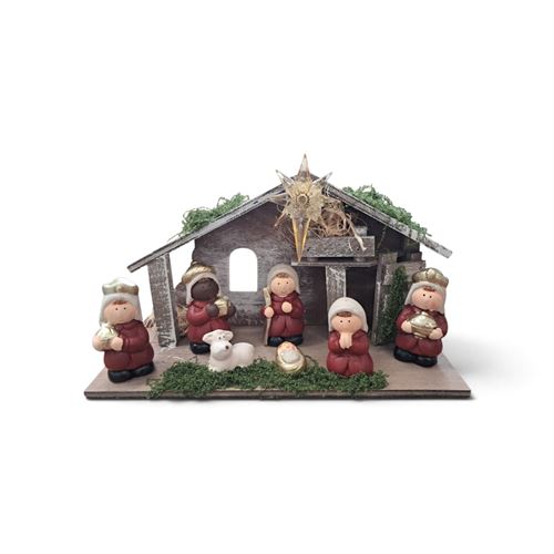 402037 PRESEPIO NATAL 28X10X17 CM