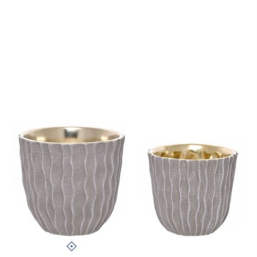 VASO CERAMICA GOLDEN NATURE C 16,00 L 16,00 A 14,50