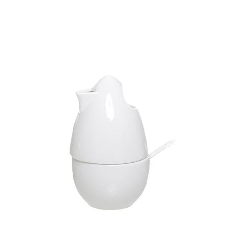 23688 AÇUCAREIRO/LEITEIRA EM PORCELANA C 9,50 L 9,50 A 16,50