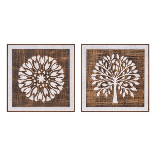 803635 QUADRO LASER C/MOLDURA 2/M 41,5X2X41,50CM