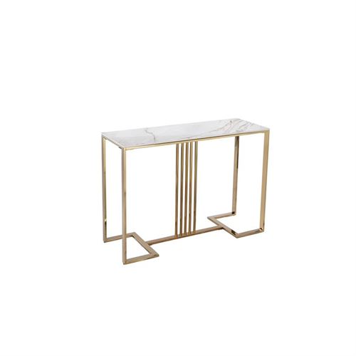 330191 CREDENCIA INOX DOURADA 120X40X85 CM