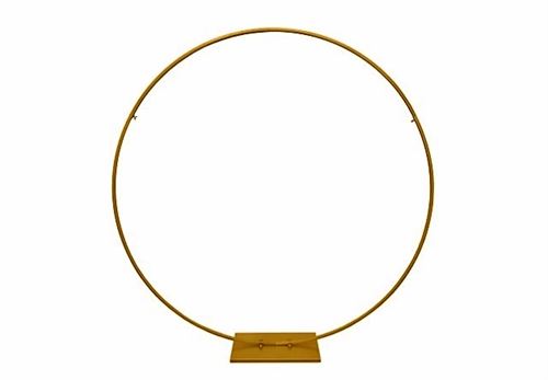 ARCO C/BASE DOURADO 160CM