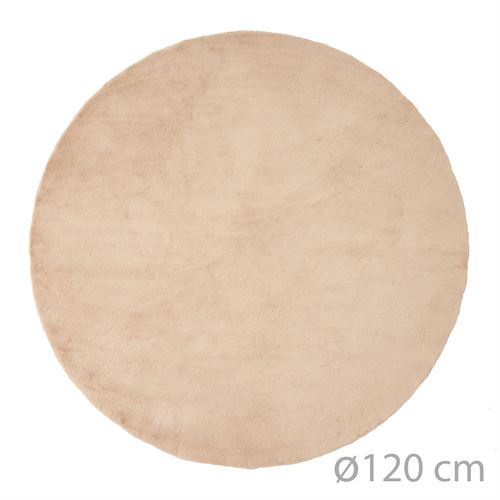 CARPETE SOFYLY POLIESTER BEIGE 120X120X1,5