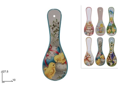 35582 COLHER CERAMICA DECORATIVA PASCOA 28CM