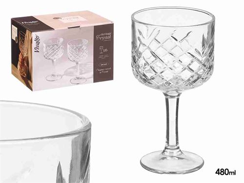 12364 COPO VIDRO HERITAGE 480ML PK6