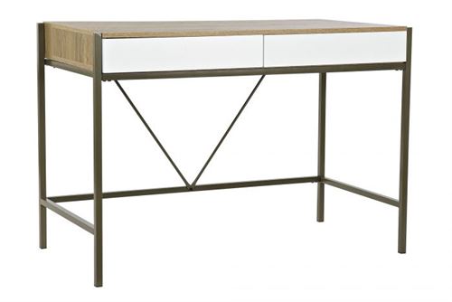 MB-183731 ESCRITÓRIO METAL MDF 110X55X76 BRANCO
