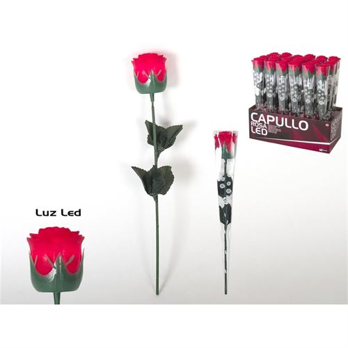 BOTÃO DE ROSA LED 30.00 X 4.00 X 4.00 CM