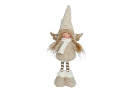 3894 MENINA ANJO OURO 18X12X48CM