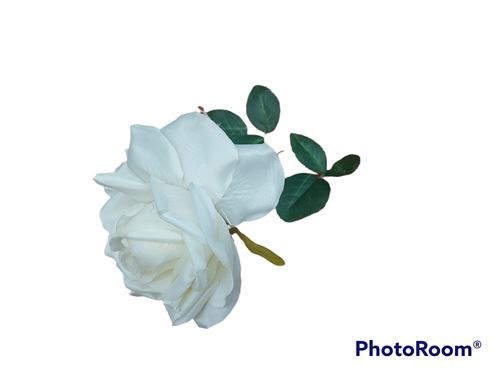 1422 HASTE ROSA BRANCA 75CM