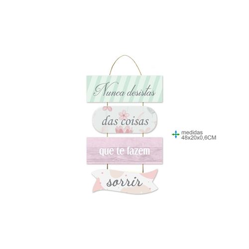 BD-77208 PLACA PAREDE MDF 48X20X0,6CM