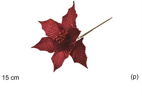 FLOR NATAL GRENAT 25CM