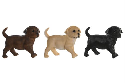FD-205353 FIGURA RESINA 18X8.5X15.5CM CÃO SET3