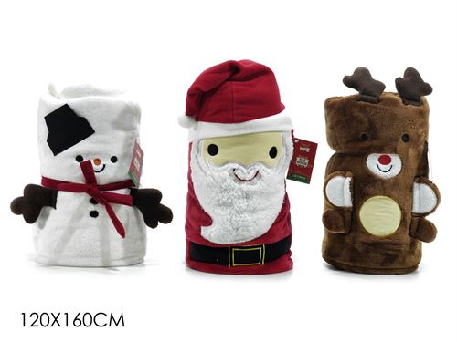 677850 MANTA NATAL 120X160CM