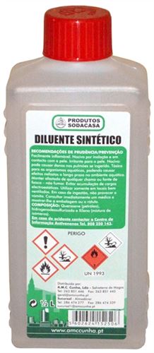 DILUENTE SINTÉTICO LATA 1/2LT (cx12)