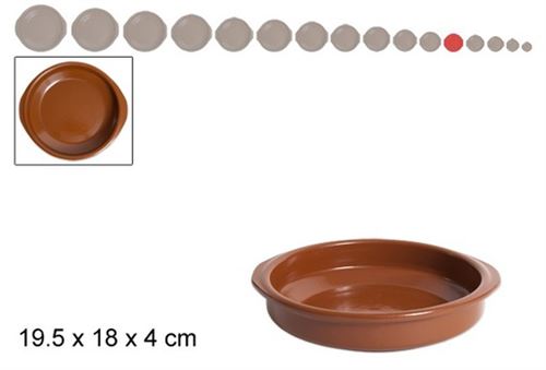 054498 TAÇA BARRO 18CM