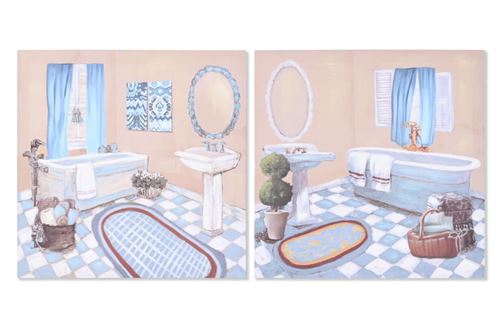 CU-204646 TELA DECORATIVA BANHO 40X2X40CM 2MOD