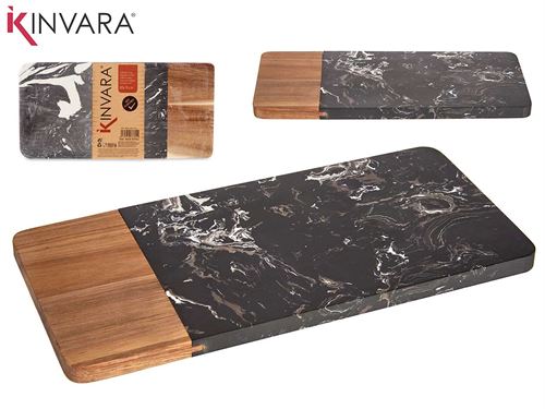 78369 TABUA MADEIRA MARMORE 30 x 15 x 1,3 cm.