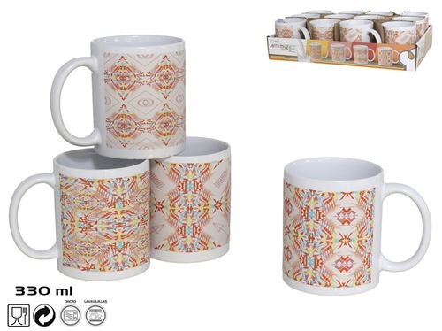 2627 CANECA MUG 330ML SEÚL 4SORT GRES