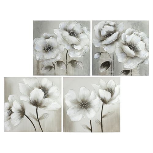 56296 QUADRO FLORES 50X50X3CM