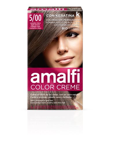 AMALFI COLOR CREME TINTA 5/0 CASTANHO CLARO