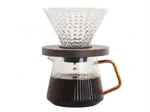 PC-227699 CAFETEIRA BORISILICATO BAMBU 13X12X17,5CM 450ML